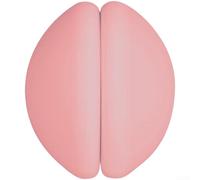 1 paire d'aimants pour rideau de douche, avec revêtement en silicone, supports résistants au vent, attaches stables antirouille pour salle de bain (rose)