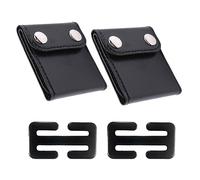 1 paire d'ajusteurs de ceinture de sécurité, 2 serrures de ceinture de sécurité, protection des épaules et du cou, clips de ceinture de sécurité, convient pour toutes les ceintures de sécurité de
