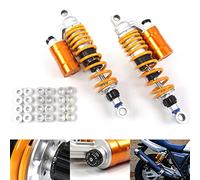 1 paire d'amortisseurs arrière universels compatibles avec Hon.da CB1000 Super Four 1992-1995 / CB1300S CB1300F 2013-2019 Accessoires de moto de sport/rue/vintage Doré 360 mm