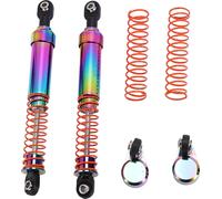 1 paire d'amortisseurs de voiture RC 105 mm amortisseurs à pression d'huile colorés grand amortisseur avec capuchon de décalage