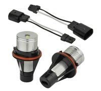 1 paire d'ampoules LED blanches 8 000 K pour feux de gabarit Angel Eye, pour modèles E39, E53, E60,
