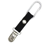1 paire d'attaches pour chapeau, sac, unisexe, attaches tendance de fixation pour activités de plein air, clip d'écharpe haute résistance, taille unique, Comme décrit