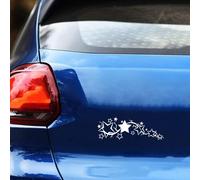 1 Paire d'autocollants étoiles pour Voiture, compatibles avec Chery Arrizo 5, Arrizo 5 Plus, Arrizo 5 GT, Autocollants latéraux décoratifs Graphiques à Faire soi-même, Blancs