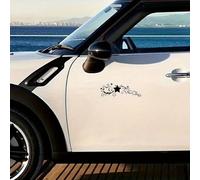 1 Paire d'autocollants étoiles pour Voiture, compatibles avec Chery Cowin 1, Cowin 2, Cowin 3, Cowin 5, Autocollants latéraux décoratifs Graphiques à Faire soi-même, Noirs