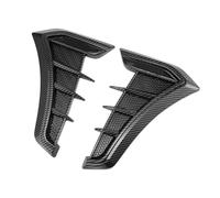 1 Paire D'autocollants Universels pour Grilles D'aération Latérales De Voiture, Noir Carbone, Accessoires Extérieurs Style Automobile Kit Carrosserie Séparateur Spoiler