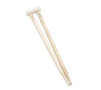 1 paire de baguettes à double extrémité en feutre doux pour percussion, instrument de percussion, double extrémité