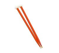 1 paire de baguettes de batterie à double extrémité avec pointe en bois et feutre - Accessoires de percussion faciles à utiliser - Maillets - Outils de batterie - Pièces d'instruments de musique