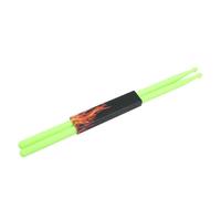 1 paire de baguettes de batterie avec poignée antidérapante 5B en nylon pour enfants, débutants, instrument de musique, accessoire de percussion, tapis de batterie pour s'entraîner