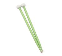 1 paire de baguettes en bois avec tête en feutre à double extrémité, pratique pour enfants et débutants, accessoires de batterie pour instruments de musique, accessoires de percussion
