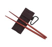 1 paire de baguettes pliantes portables pour école, bureau, voyage, café, 205 mm