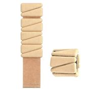 1 paire de bandes d'exercice confortables pour bras, jambes et chevilles. Dispose d'un bloc de fer adapté à différentes intensités d'entraînement, sangle de poignet réglable en silicone pour poignet