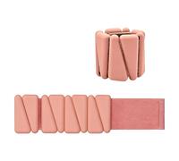 1 paire de bandes d'exercice confortables pour bras, jambes et chevilles. Dispose d'un bloc de fer adapté à différentes intensités d'entraînement, sangle de poignet réglable en silicone pour poignet