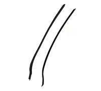 1 paire de barres de pare-brise pour Ford Fiesta MK7 2008-2017 | Moulures décoratives pour colonne A : couvercle d'évacuation d'eau, cadre conducteur et passager au choix individuellement