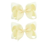 1 paire de barrettes à cheveux avec motif nœud - Durable - Perles - Pour enfants - Convient pour différentes occasions