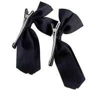1 paire de barrettes à cheveux avec nœud pour filles
