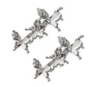 1 paire de barrettes à cheveux élégantes en forme de papillon avec œil de chat liquide pour femmes et adolescentes pour un usage quotidien