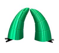 1 paire de barrettes à cheveux en corne de diable pour Halloween, cosplay, accessoires de costume pour femmes et filles