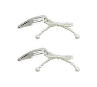 1 paire de barrettes à cheveux légères pour fille chaude avec pendentif en perles