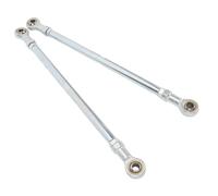 1 Paire de Biellettes de Direction de 295 Mm, Alliage D'acier Haute Résistance pour Go Kart, ATV, Drift Trike, Quad, Mini Vélo, Ajustement Précis de 8 Mm pour la Course et la