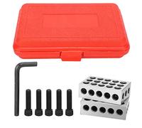 1 Paire De Blocs 1-2-3 Ultra Précis Avec 23 Trous, Outil De Machiniste