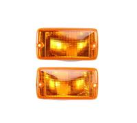 1 Paire de Boîtiers de Clignotants Avant à Lentille Ambrée 55155629AB 55155628AB pour TJ 97-06 55157033AA 55157032AA