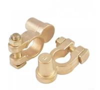 1 paire de bornes de batterie de voiture en laiton positif négatif pour camion, bateau, connecteur de borne de batterie électrique 12 V, utilisation automobile