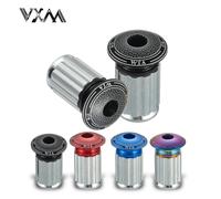 1 paire de bouchons d'extrémité de guidon de vélo de route de montagne, capuchon de barre de poignée en alliage d'aluminium, couvercle de poignée BMX vtt, accessoires de vélo black