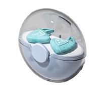 1 paire de bouchons d'oreille en silicone souple pour réduire le bruit, adaptés aux voyageurs et aux personnes au sommeil léger, environnement de sommeil plus silencieux