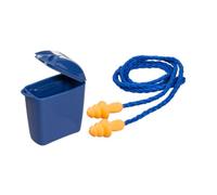 1 Paire de bouchons d'oreilles réutilisables avec cordelette et boîte de rangement SNR 26 DB