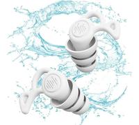 1 paire de bouchons d'oreilles réutilisables en silicone souple avec réduction du bruit pour ronflement, construction, bruits forts, voyages, SC