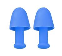 1 paire de bouchons d'oreilles réutilisables en silicone souple pour la natation, le surf, la plongée avec tuba, réutilisables et étanches en silicone souple