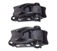 1 paire de boucles à cliquet pour planche à neige, largeur de base 25 mm, système de sangle d'orteil, langue, échelle (taille S)