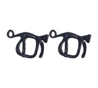 1 paire de boucles d'oreilles à clip en forme de chat avec yeux verts - Multifonctionnel - Décoration tendance - Texture en alliage - Convient pour un usage quotidien confortable, taille unique, Comme