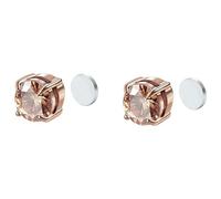 1 paire de boucles d'oreilles à tige magnétiques, sans perçage, à clipser pour hommes et garçons, boucles d'oreilles magnétiques unisexes, 8mm, Aimant, Ormeau