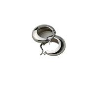1 paire de boucles d'oreilles créoles géométriques pour femme style punk, taille unique, Agate