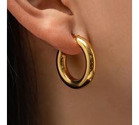 1 paire de boucles d'oreilles créoles rondes minimalistes, petites et délicates, convenant pour les déplacements quotidiens des femmes, le superposage, simples et élégantes, accessoire mode pour tous 