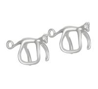 1 paire de boucles d'oreilles en alliage avec motif chats aux yeux verts - Confortables - Accessoire de fête - Bijoux en alliage, taille unique, Comme décrit, Comme décrit.
