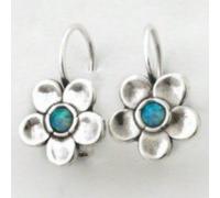 1 paire de boucles d'oreilles vintage à fleurs sculptées à la main, accessoires bohèmes pour tous les jours et les vacances pour femmes, un cadeau réfléchi Taille UniqueCuivre