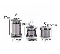 1 Paire De Boulons Et Écrous De Pédalier Vélos De Montagne Vélos De Route Pédalier À Chaîne Monolock Vis Doubles Boulons Écrou Pièces