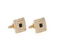 1 Paire De Boutons De Manchette Carré Diamant Boutons De Manchette Chemise Blazer FrançAis Homme