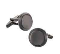 1 paire de boutons de manchette pratiques en métal avec design moderne minimaliste artistique pour affaires ou soirée, chemise élégante essentielle, taille unique, Comme décrit, Comme décrit.