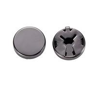 1 paire de boutons de manchette ronds imitation laiton pour bracelets de fête à thème masculin et féminin