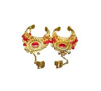 1 paire de bracelets de danse du ventre pour femme, accessoires de spectacle, Bollywood, taille unique