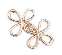 1 paire de broches de fitness en jean pour femmes et filles - Clip de taille - Serrer la boucle trèfle - Fermoir décoratif, taille unique, Comme décrit, Comme décrit.