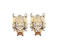 1 paire de broches décoratives en alliage pour chemises, bijoux, fêtes, bijoux ornements, argentés, avec chaîne, without Chain, Plastique, comme description