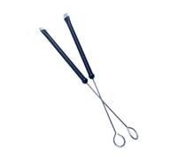 1 paire de brosses à percussion à long manche réglable et rétractable pour lecteur de batterie Jazz Rack avec sac de rangement - Noir