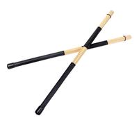 1 paire de brosses à tambour baguettes de batterie en bambou 16 pouces baguettes antidérapantes pour Jazz Folk petit