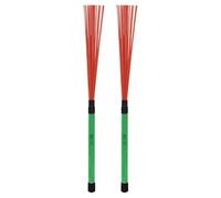 1 paire de brosses de tambour avec poignée confortable pour percussion, chevilles en nylon, poignée lisse, maillets et tiges