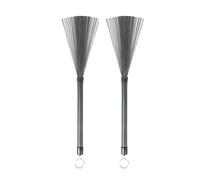 1 paire de brosses métalliques rétractables avec poignées confortables