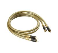 1 Paire De Câbles RCA OFC Stéréo, Câble D'interconnexion For Mélangeur Audio Premium 2RCA À(1.5m)